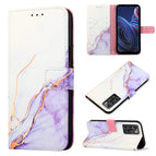 For ZTE Blade A72 / White Purple