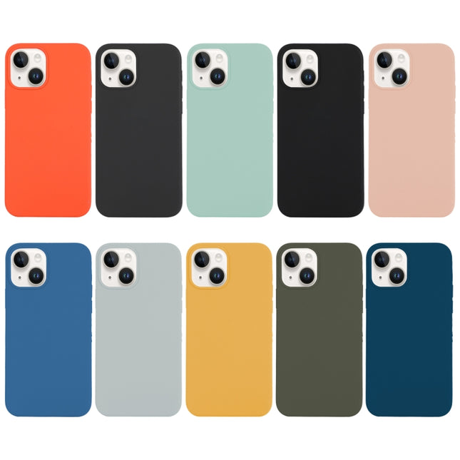 Solid Silicone Phone Case, For iPhone 14, For iPhone 14 Plus