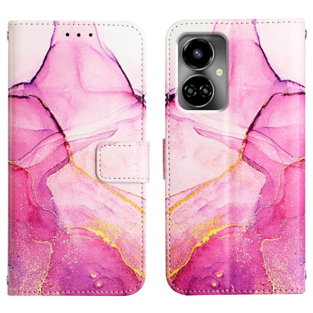 PT003 Marble Pattern Flip Leather Phone Case, For Tecno Camon 19, For Tecno Camon 19 Neo, For Tecno Camon 19 Pro 5G, For Tecno Pop 6