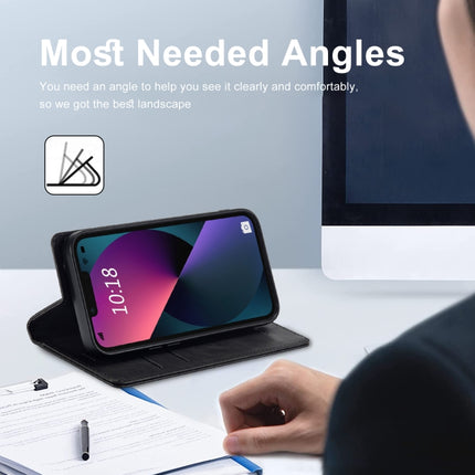 LC.IMEEKE RFID Anti-theft Leather Phone Case, For iPhone 13, For iPhone 13 Mini, For iPhone 14, For iPhone 14 Plus