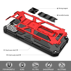 Armor Shockproof TPU + PC Magnetic Protective Case with Holder, For iPhone 11, For iPhone 11 Pro, For iPhone 11 Pro Max