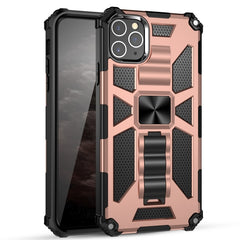 Armor Shockproof TPU + PC Magnetic Protective Case with Holder, For iPhone 11, For iPhone 11 Pro, For iPhone 11 Pro Max