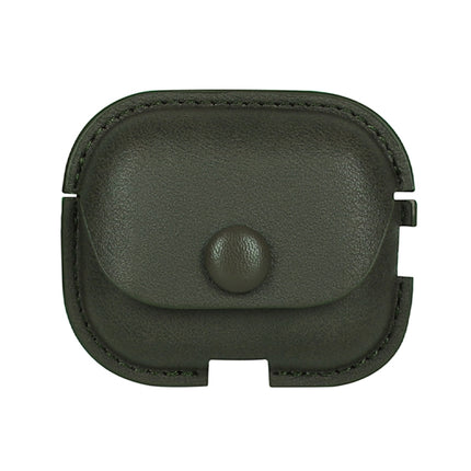 Litchi Texture PU Leather Earphone Protective Case with Hook, For AirPods Pro 2 with Hook