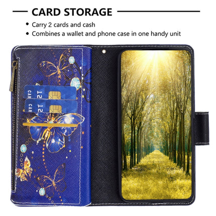 Colored Drawing Pattern Zipper Phone Leather Case, For Samsung Galaxy A23e 5G