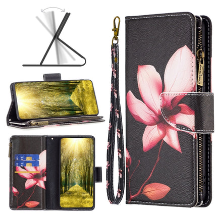 Colored Drawing Pattern Zipper Phone Leather Case, For Samsung Galaxy A23e 5G