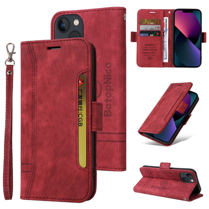 BETOPNICE Dual-side Buckle Leather Phone Case, For iPhone 14, For iPhone 14 Plus, For iPhone 14 Pro, For iPhone 14 Pro Max