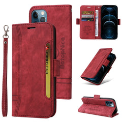 BETOPNICE Dual-side Buckle Leather Phone Case, For iPhone 12 mini, For iPhone 12 / 12 Pro, For iPhone 12 Pro Max, For iPhone 11