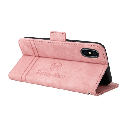 BETOPNICE Dual-side Buckle Leather Phone Case, For iPhone XS Max, For iPhone SE 2022 / SE 2020 / 7 / 8, For iPhone 7 Plus / 8 Plus