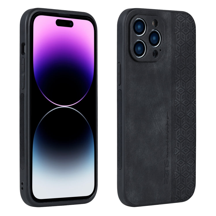 AZNS 3D Embossed Skin Feel Phone Case, For iPhone 14 Pro Max, For iPhone 14 Pro, For iPhone 13 Pro Max, For iPhone 13 Pro
