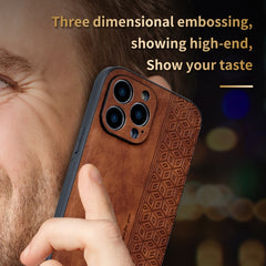 AZNS 3D Embossed Skin Feel Phone Case, For iPhone 14 Pro Max, For iPhone 14 Pro, For iPhone 13 Pro Max, For iPhone 13 Pro