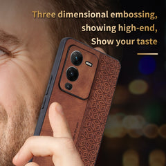 AZNS 3D Embossed Skin Feel Phone Case, For vivo S15 Pro, For vivo S15e / T1 Pro, For vivo X80, For Huawei Enjoy 50 Pro / nova Y90
