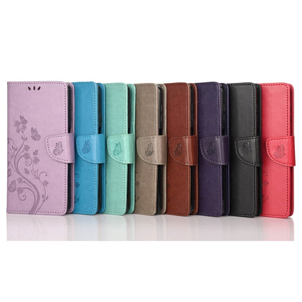Butterfly Flower Pattern Flip Leather Phone Case, For Motorola Moto G42, For OnePlus 10T, For Samsung Galaxy A04