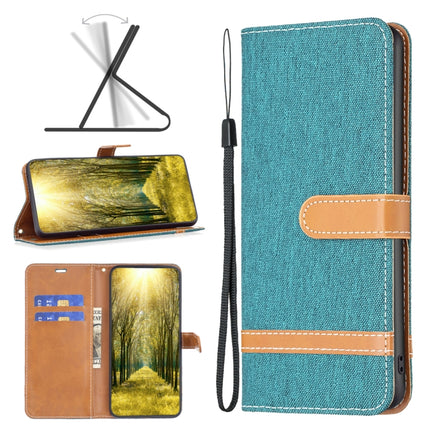 Color Block Denim Texture Leather Phone Case, For Xiaomi Redmi A1, For Samsung Galaxy A23e 5G