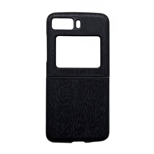 Wood Texture PU Phone Case, For Motorola Moto Razr 2022