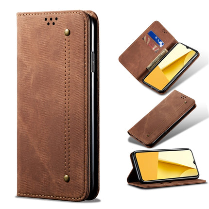 Denim Texture Leather Phone Case, For vivo Y16 4G Global/Y02s 4G Global, For vivo Y35 4G Global/Y22/Y22s, For vivo Y77 5G Malaysian/Y77e Global