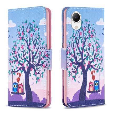 Colored Drawing Pattern Flip Leather Phone Case, For Samsung Galaxy A23e 5G