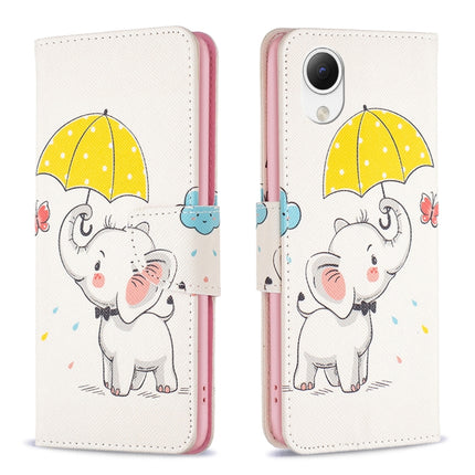Colored Drawing Pattern Flip Leather Phone Case, For Samsung Galaxy A23e 5G