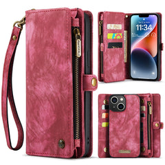 CaseMe 008 Detachable Multifunctional Leather Phone Case, For iPhone 14, For iPhone 14 Plus, For iPhone 14 Pro, For iPhone 14 Pro Max