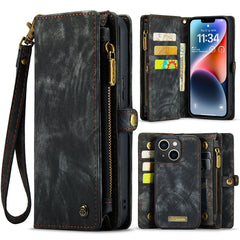 CaseMe 008 Detachable Multifunctional Leather Phone Case, For iPhone 14, For iPhone 14 Plus, For iPhone 14 Pro, For iPhone 14 Pro Max