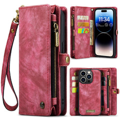CaseMe 008 Detachable Multifunctional Leather Phone Case, For iPhone 14, For iPhone 14 Plus, For iPhone 14 Pro, For iPhone 14 Pro Max