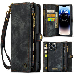 CaseMe 008 Detachable Multifunctional Leather Phone Case, For iPhone 14, For iPhone 14 Plus, For iPhone 14 Pro, For iPhone 14 Pro Max