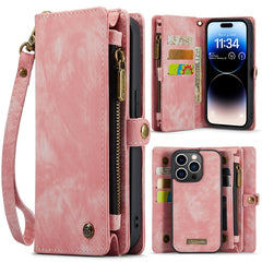 CaseMe 008 Detachable Multifunctional Leather Phone Case, For iPhone 14, For iPhone 14 Plus, For iPhone 14 Pro, For iPhone 14 Pro Max