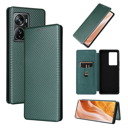 Carbon Fiber Texture Leather Phone Case, For Realme 9i, For Xiaomi Poco C40, For Xiaomi Poco M5 4G, For ZTE Axon 40 Pro