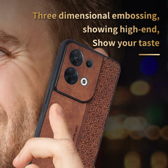 AZNS 3D Embossed Skin Feel Phone Case, For OPPO Reno8, For OPPO Reno8 Pro, For OPPO Reno7 5G, For OPPO Reno7 Global