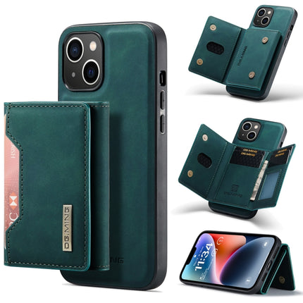 DG.MING M2 Series 3-Fold Card Bag Magnetic Leather Case, For iPhone 14, For iPhone 14 Plus, For iPhone 14 Pro, For iPhone 14 Pro Max