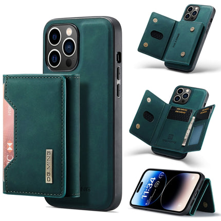 DG.MING M2 Series 3-Fold Card Bag Magnetic Leather Case, For iPhone 14, For iPhone 14 Plus, For iPhone 14 Pro, For iPhone 14 Pro Max
