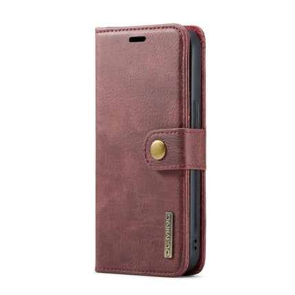 DG.MING Crazy Horse Texture Detachable Magnetic Leather Case