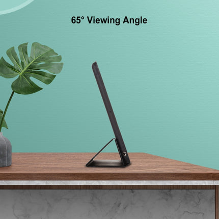 Horizontal Flip Smart Leather Case with Three-folding Holder