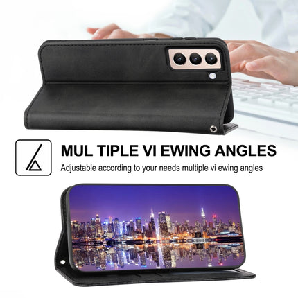Cubic Grid Calf Texture Magnetic Closure Leather Phone Case, For Samsung Galaxy S21+ 5G, For Samsung Galaxy S21 FE 5G, For Samsung Galaxy S21 Ultra 5G, For Samsung Galaxy A12 5G