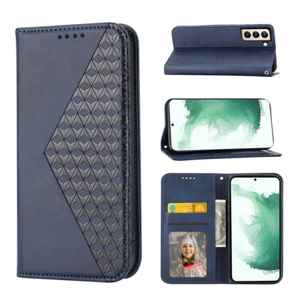 Cubic Grid Calf Texture Magnetic Closure Leather Phone Case, For Samsung Galaxy S21+ 5G, For Samsung Galaxy S21 FE 5G, For Samsung Galaxy S21 Ultra 5G, For Samsung Galaxy A12 5G
