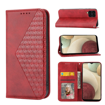 Cubic Grid Calf Texture Magnetic Closure Leather Phone Case, For Samsung Galaxy A52 4G / 5G, For Samsung Galaxy A72 4G / 5G, For Samsung Galaxy A22 4G, For Samsung Galaxy A22 5G
