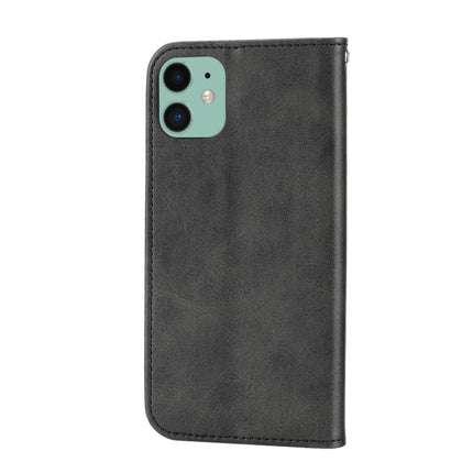 Cubic Grid Calf Texture Magnetic Closure Leather Phone Case, For iPhone 12 mini, For iPhone 12 / 12 Pro, For iPhone 12 Pro Max, For iPhone 11