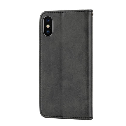 Cubic Grid Calf Texture Magnetic Closure Leather Phone Case, For iPhone XS Max, For iPhone SE 2022 / SE 2020 / 7 / 8, For iPhone 7 Plus / 8 Plus