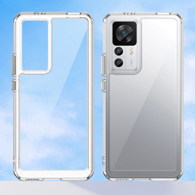 Colorful Series Acrylic + TPU Phone Case, For Xiaomi Redmi K50 Ultra/Xiaomi 12T/Xiaomi 12T Pro, For Xiaomi 12T Pro