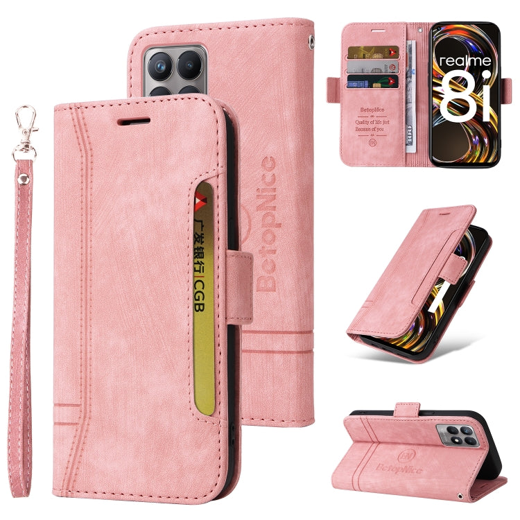 BETOPNICE Dual-side Buckle Leather Phone Case, For OPPO Reno8 5G Global, For Realme 9i 5G, For Realme 8i, For vivo Y77 5G Global