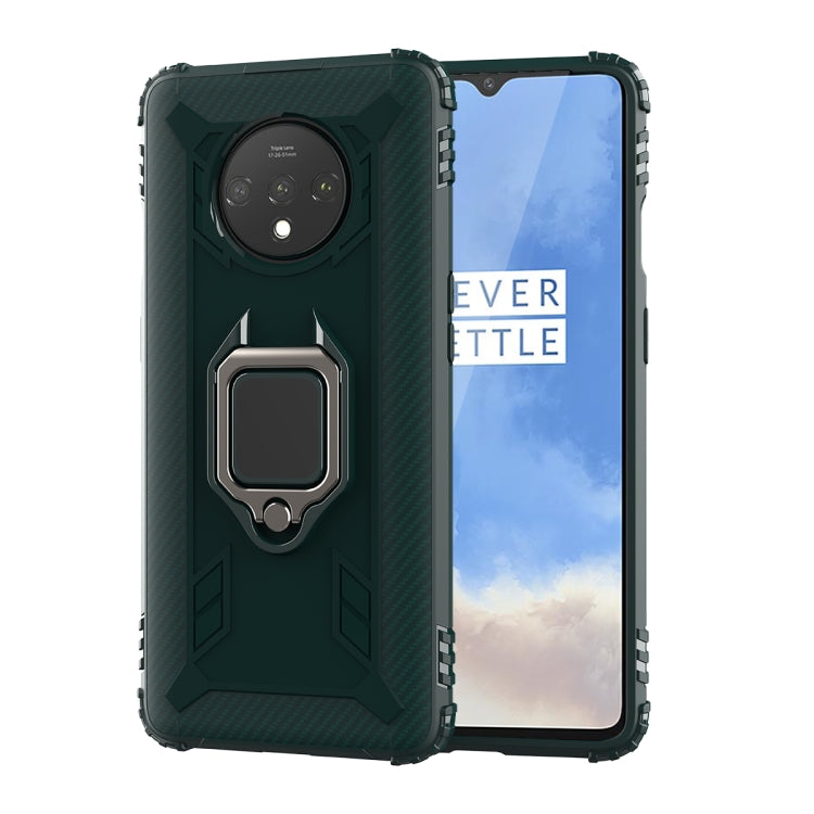 Carbon Fiber Protective Case with 360 Degree Rotating Ring Holder, For OnePlus 7T, For Galaxy M20, For OPPO A5(2020), For OPPO A9(2020) /  A11X, For OPPO Realme X2, For OPPO Realme 5S