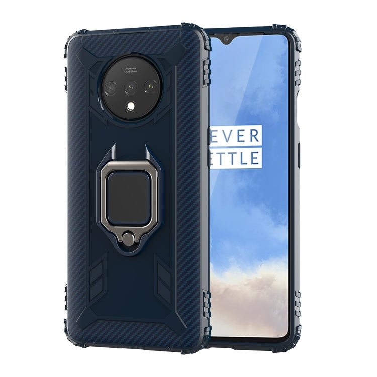 Carbon Fiber Protective Case with 360 Degree Rotating Ring Holder, For OnePlus 7T, For Galaxy M20, For OPPO A5(2020), For OPPO A9(2020) /  A11X, For OPPO Realme X2, For OPPO Realme 5S