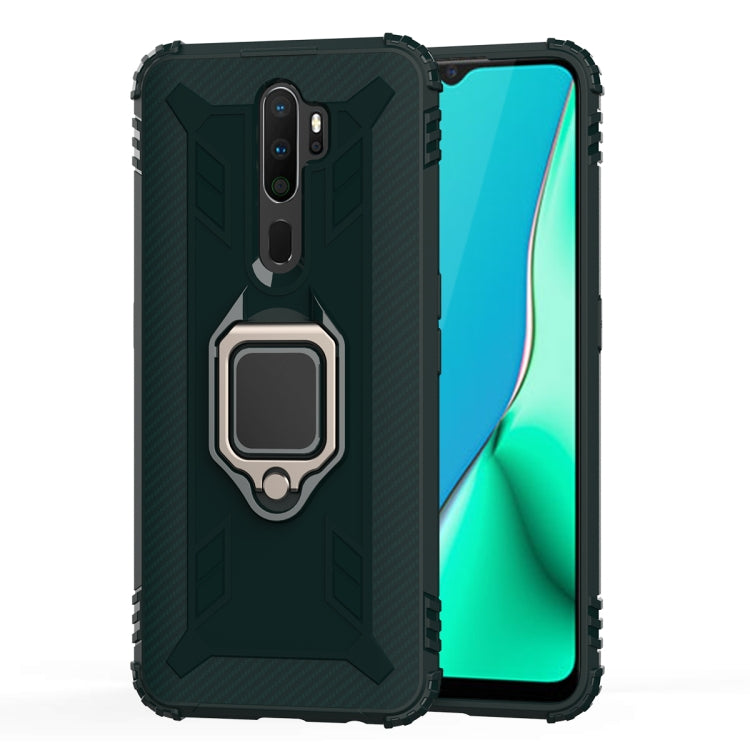 Carbon Fiber Protective Case with 360 Degree Rotating Ring Holder, For OnePlus 7T, For Galaxy M20, For OPPO A5(2020), For OPPO A9(2020) /  A11X, For OPPO Realme X2, For OPPO Realme 5S