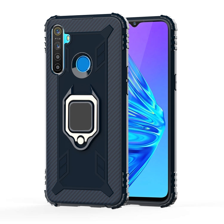 Carbon Fiber Protective Case with 360 Degree Rotating Ring Holder, For OnePlus 7T, For Galaxy M20, For OPPO A5(2020), For OPPO A9(2020) /  A11X, For OPPO Realme X2, For OPPO Realme 5S
