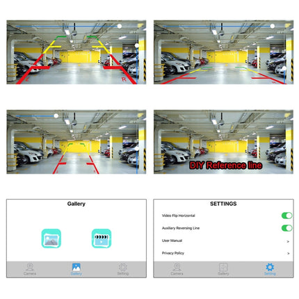 Car USB Wireless HD Wide Angle Night Vision 720P Side View Camera, 720P Side View Camera