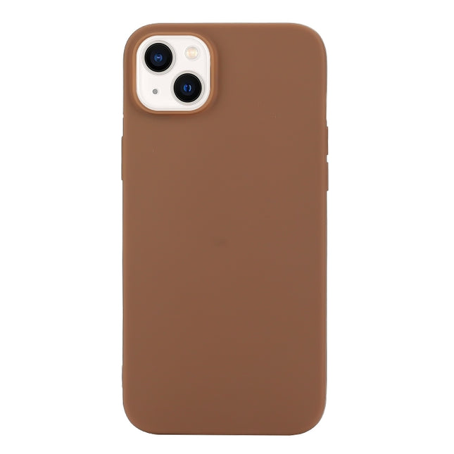 Solid Color Frosted Silicone Phone Case, For iPhone 14, For iPhone 14 Plus, For iPhone 14 Pro