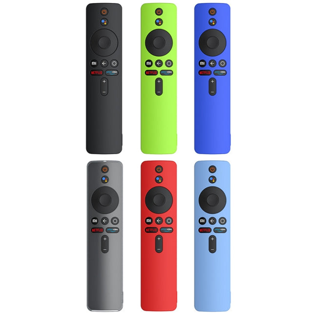 Solid Color Silicone Protective Cover, For Xiaomi MiBox S Red, For Xiaomi MiBox S Dark Blue, For Xiaomi MiBox S Sky Blue, For Xiaomi MiBox S Green, For Xiaomi MiBox S Transparent, For Xiaomi MiBox S Black