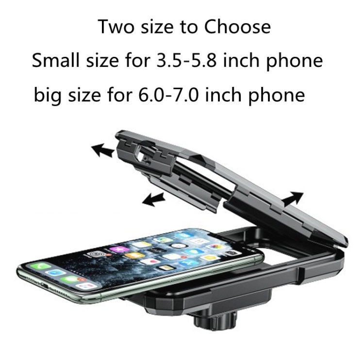 Motorcycle / Bicycle Handlebar Wireless Charging Waterproof Box Mobile Phone Holder
