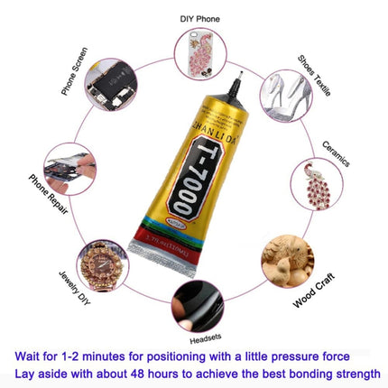 T7000 LCD Screen Black Glue Multifunction Universal DIY Adhesive Glue, 15mL T7000, 50mL T7000, 110mL T7000