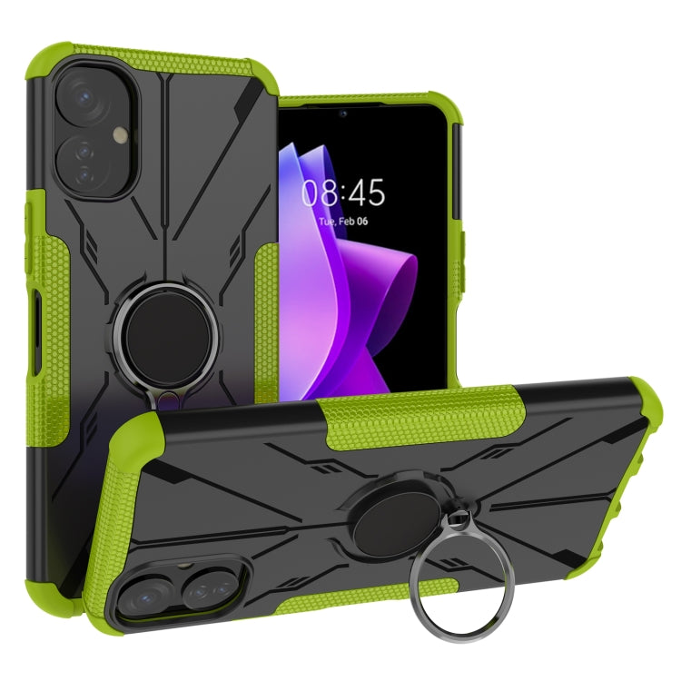 Armor Bear Shockproof PC + TPU Phone Case with Ring, For Infinix Note 12 G96, For Tecno Spark 9T, For Motorola Moto G62 5G, For iPhone 14 Plus