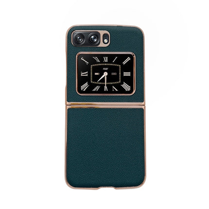 Genuine Leather Luolai Series Nano Plating Phone Case, For Sony Xperia 1 IV, For Sony Xperia 10 IV, For vivo X80 5G, For vivo X80 Pro 5G, For Xiaomi Mix Fold 2, For Motorola Moto Razr 2022